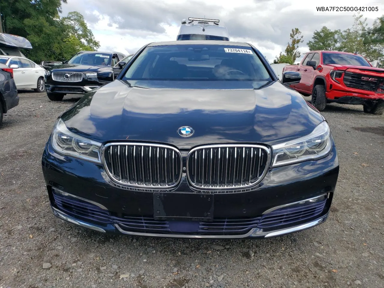 2016 BMW 750 Xi VIN: WBA7F2C50GG421005 Lot: 73704114