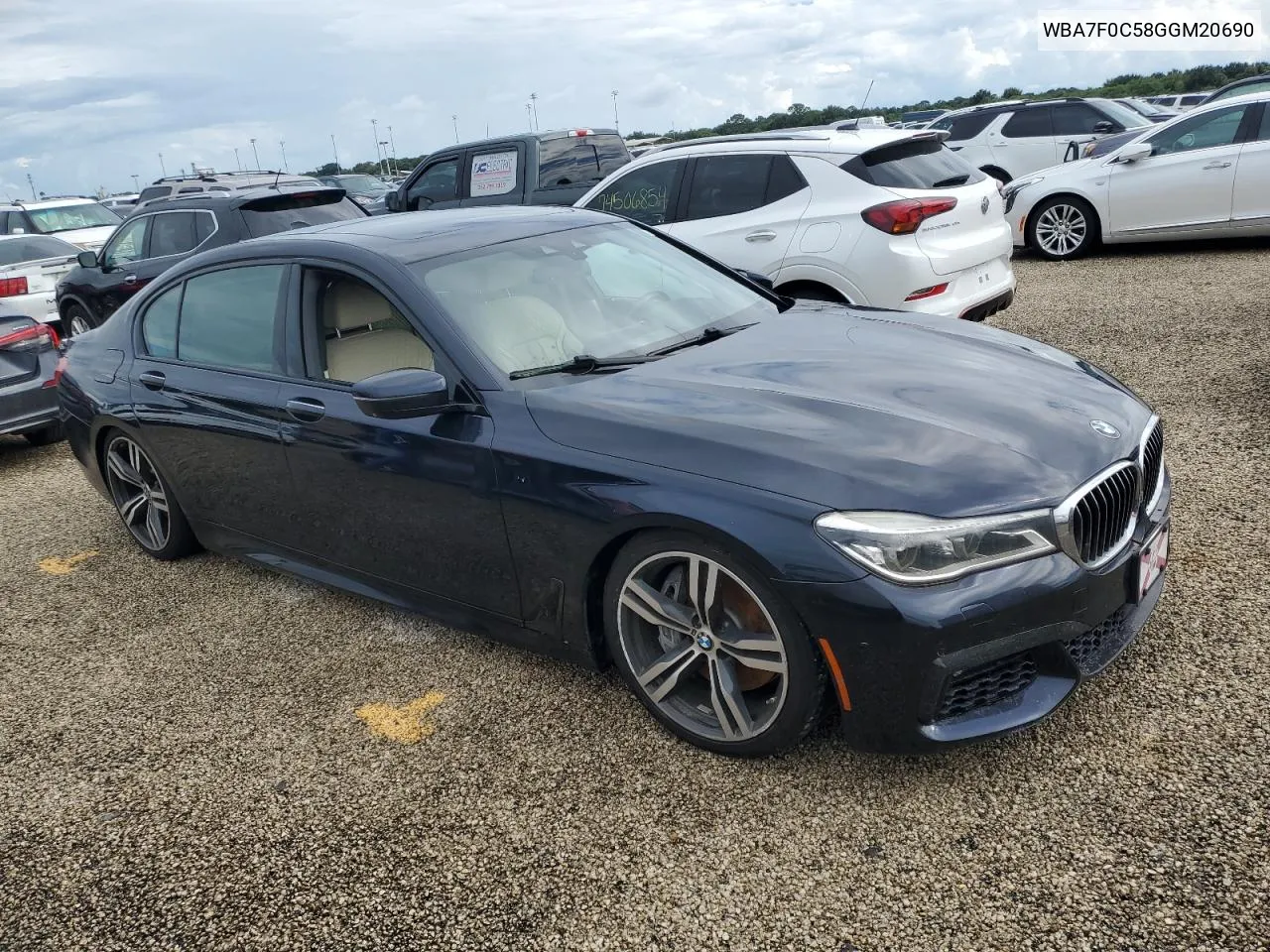 WBA7F0C58GGM20690 2016 BMW 750 I