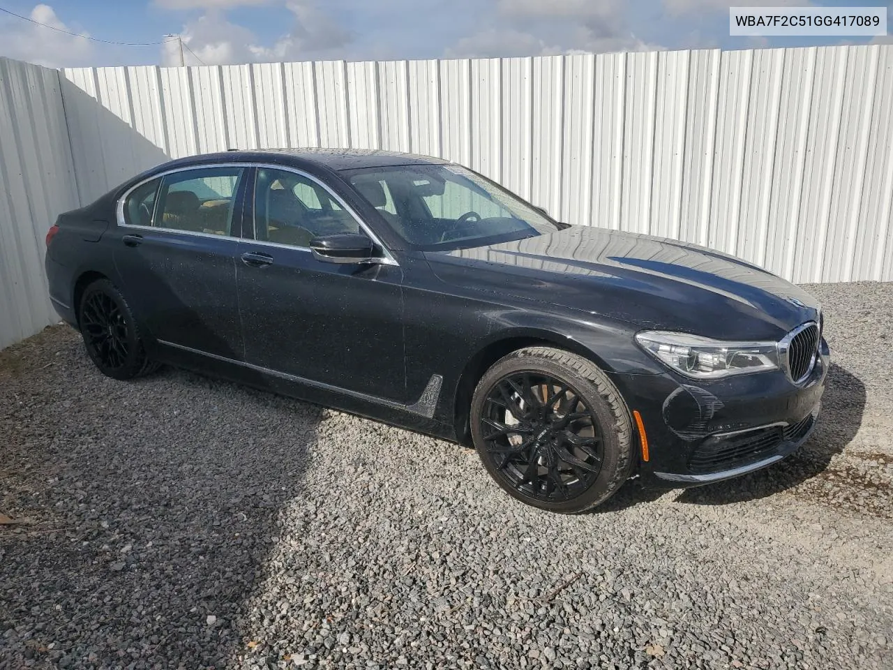 2016 BMW 750 Xi VIN: WBA7F2C51GG417089 Lot: 73948504