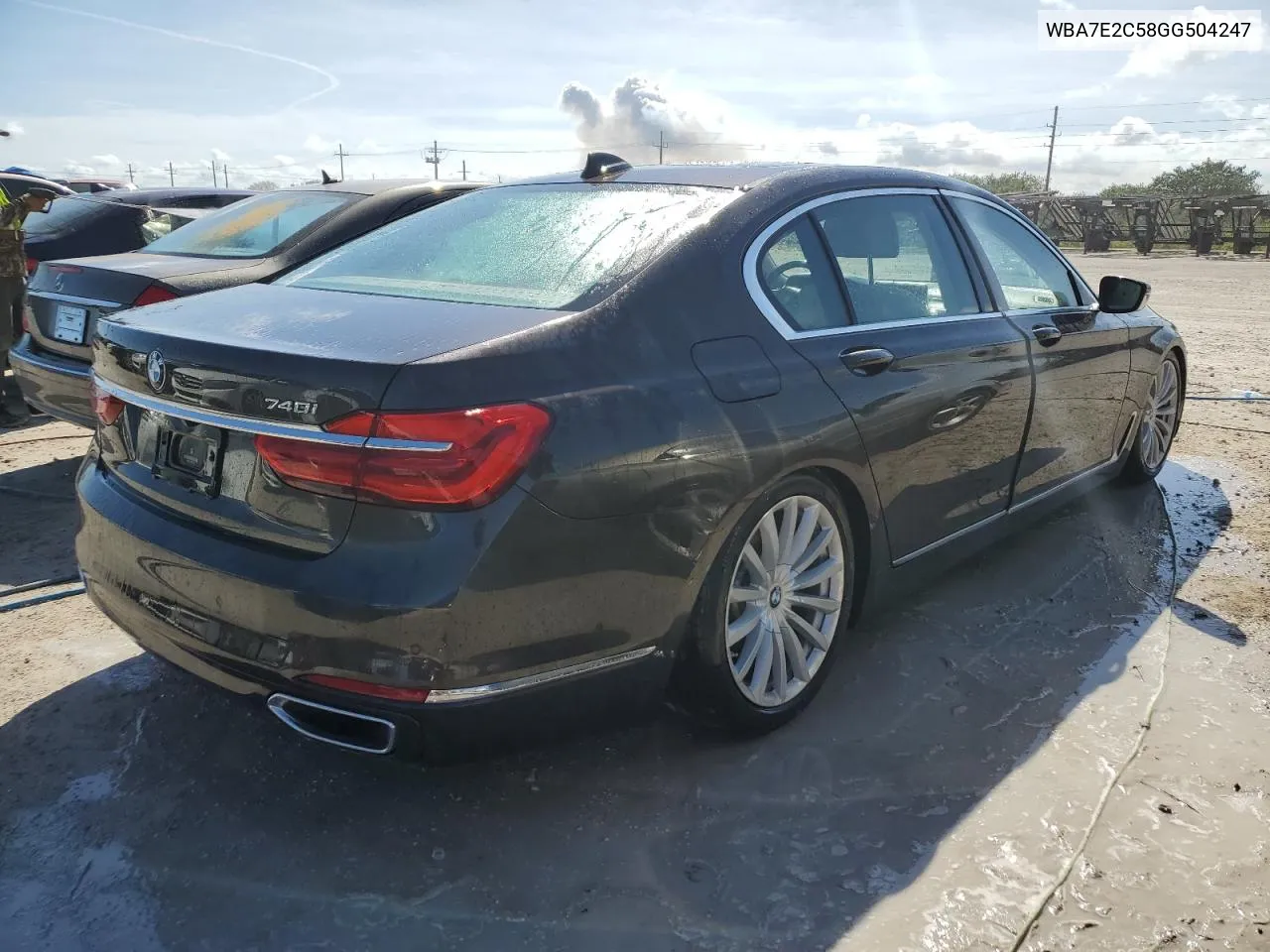 2016 BMW 740 I VIN: WBA7E2C58GG504247 Lot: 74732954