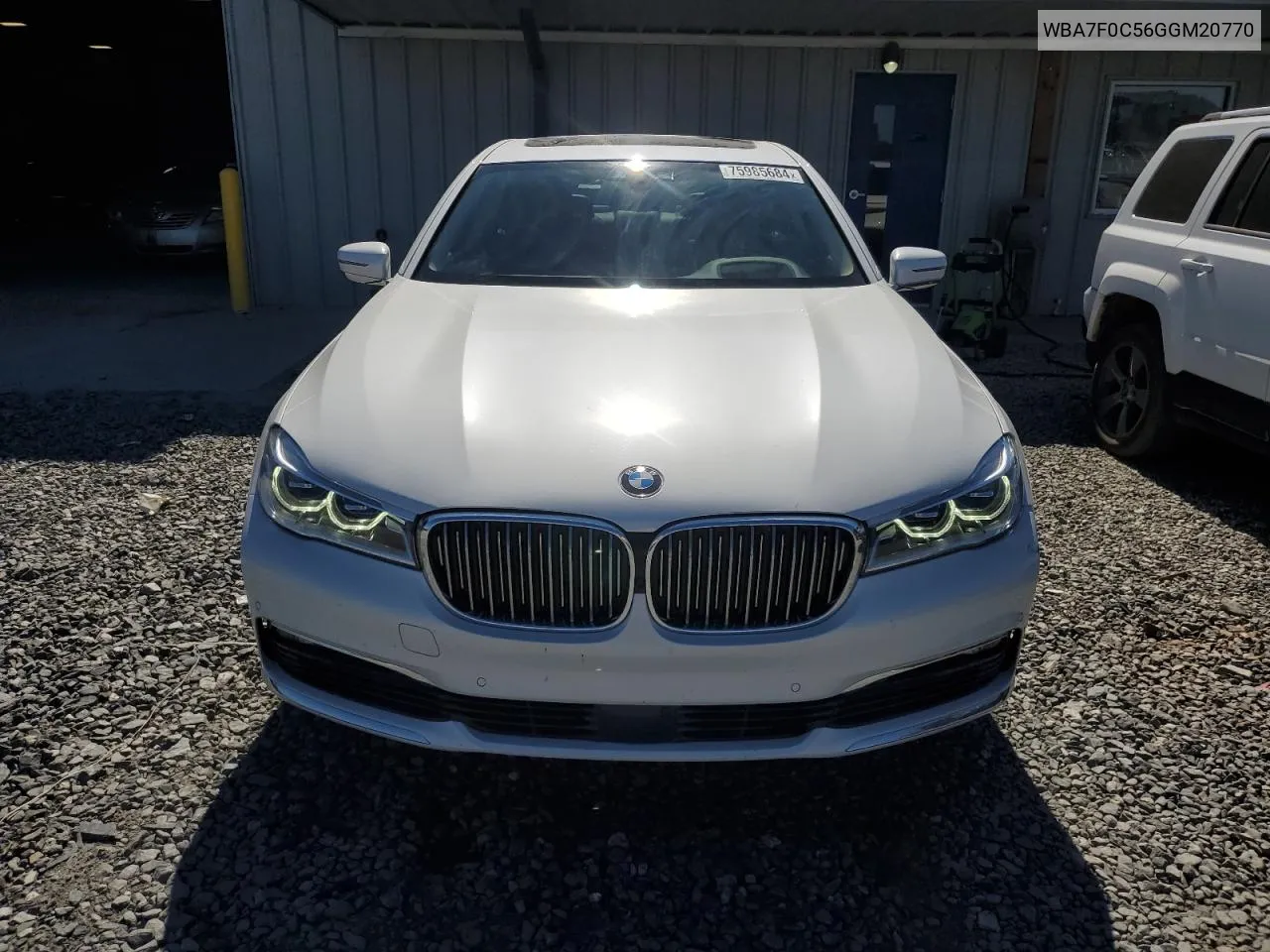 2016 BMW 750 I VIN: WBA7F0C56GGM20770 Lot: 75985684