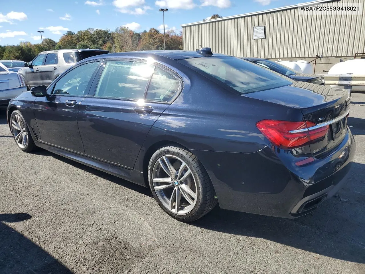 2016 BMW 750 Xi VIN: WBA7F2C55GG418021 Lot: 76085214