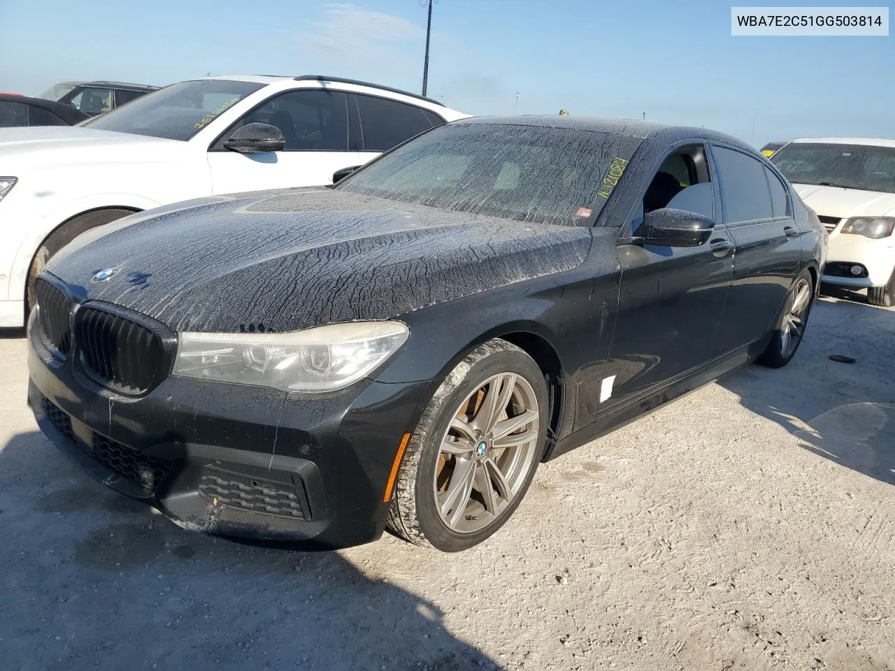 2016 BMW 740 I VIN: WBA7E2C51GG503814 Lot: 76121084