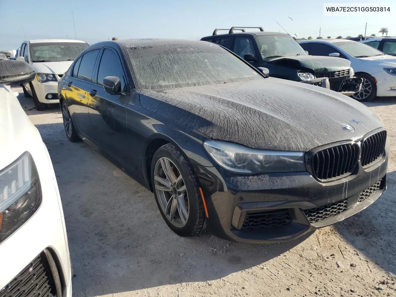 2016 BMW 740 I VIN: WBA7E2C51GG503814 Lot: 76121084