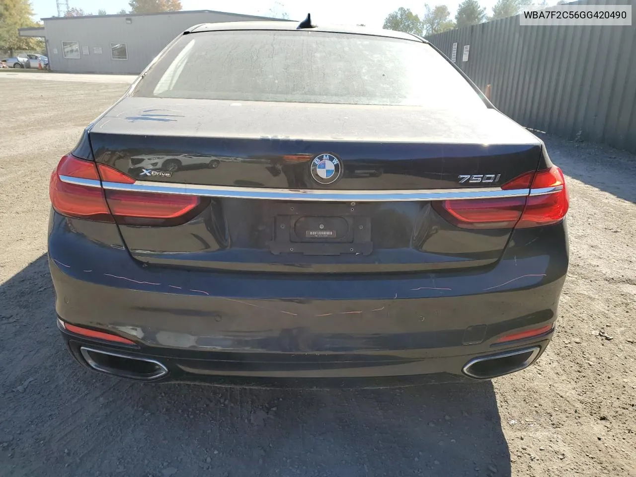 WBA7F2C56GG420490 2016 BMW 750 Xi