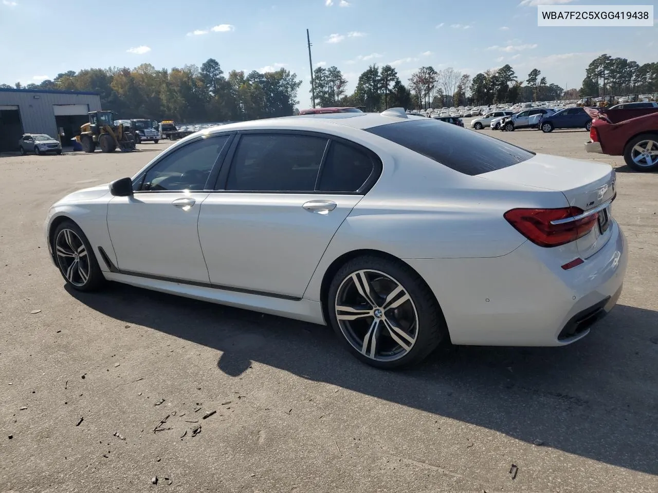 2016 BMW 750 Xi VIN: WBA7F2C5XGG419438 Lot: 76307034