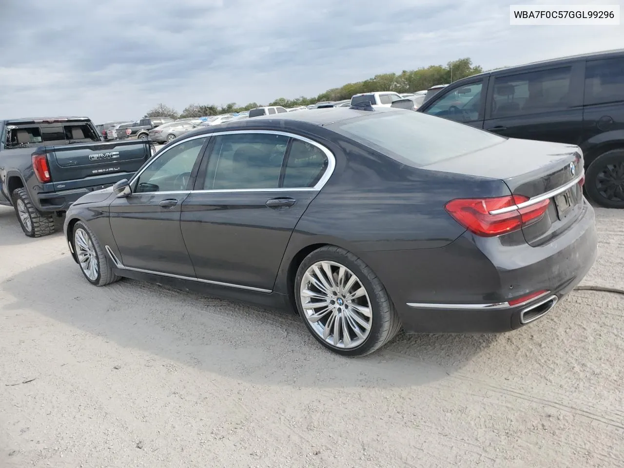 2016 BMW 750 I VIN: WBA7F0C57GGL99296 Lot: 76378434