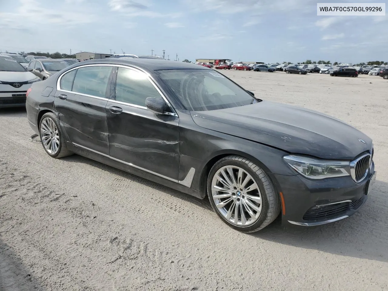 2016 BMW 750 I VIN: WBA7F0C57GGL99296 Lot: 76378434