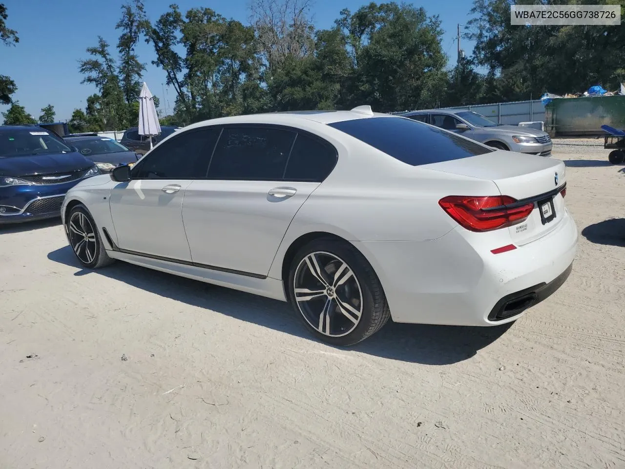 2016 BMW 740 I VIN: WBA7E2C56GG738726 Lot: 77565244