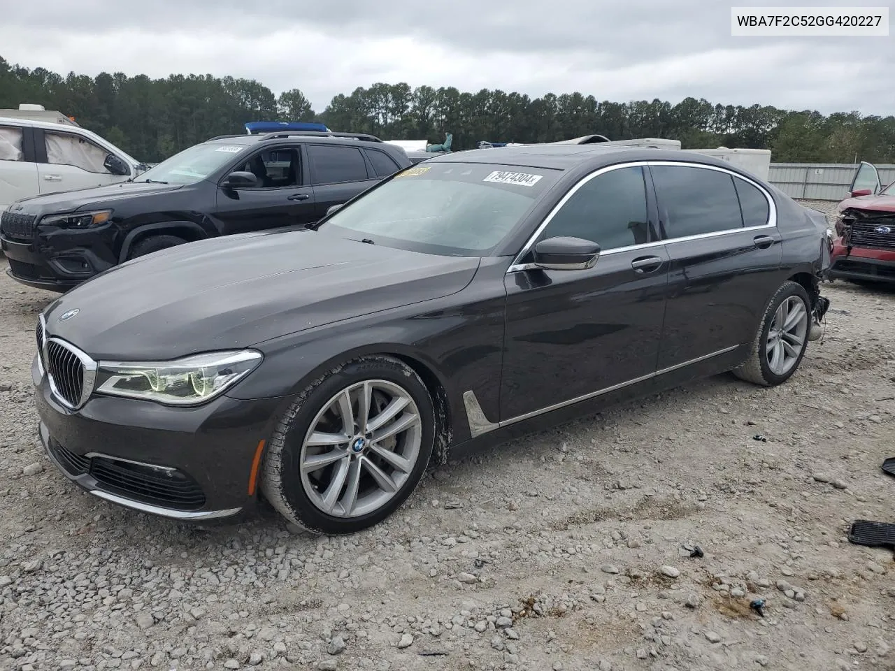 2016 BMW 750 Xi VIN: WBA7F2C52GG420227 Lot: 79474304