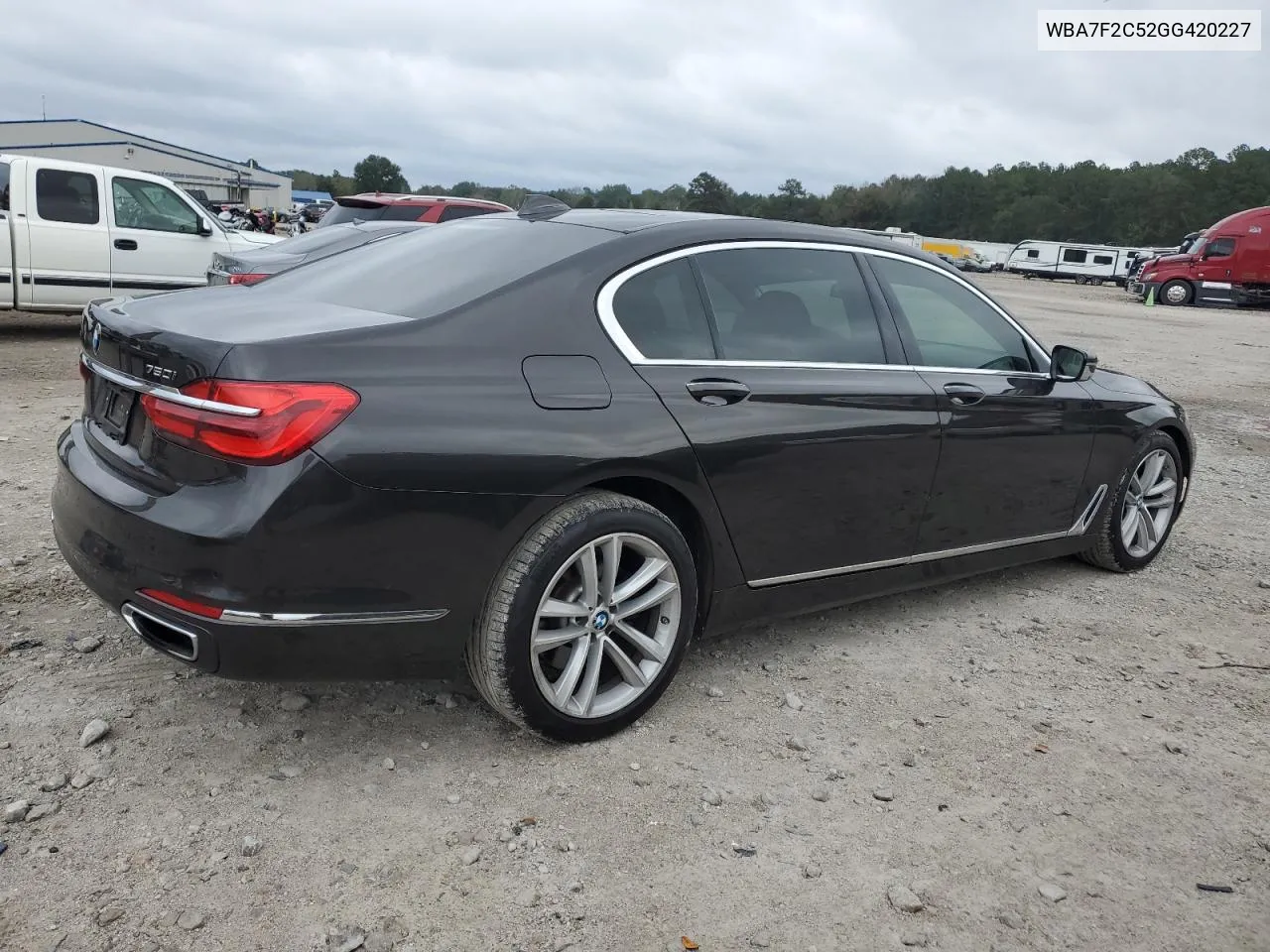 2016 BMW 750 Xi VIN: WBA7F2C52GG420227 Lot: 79474304