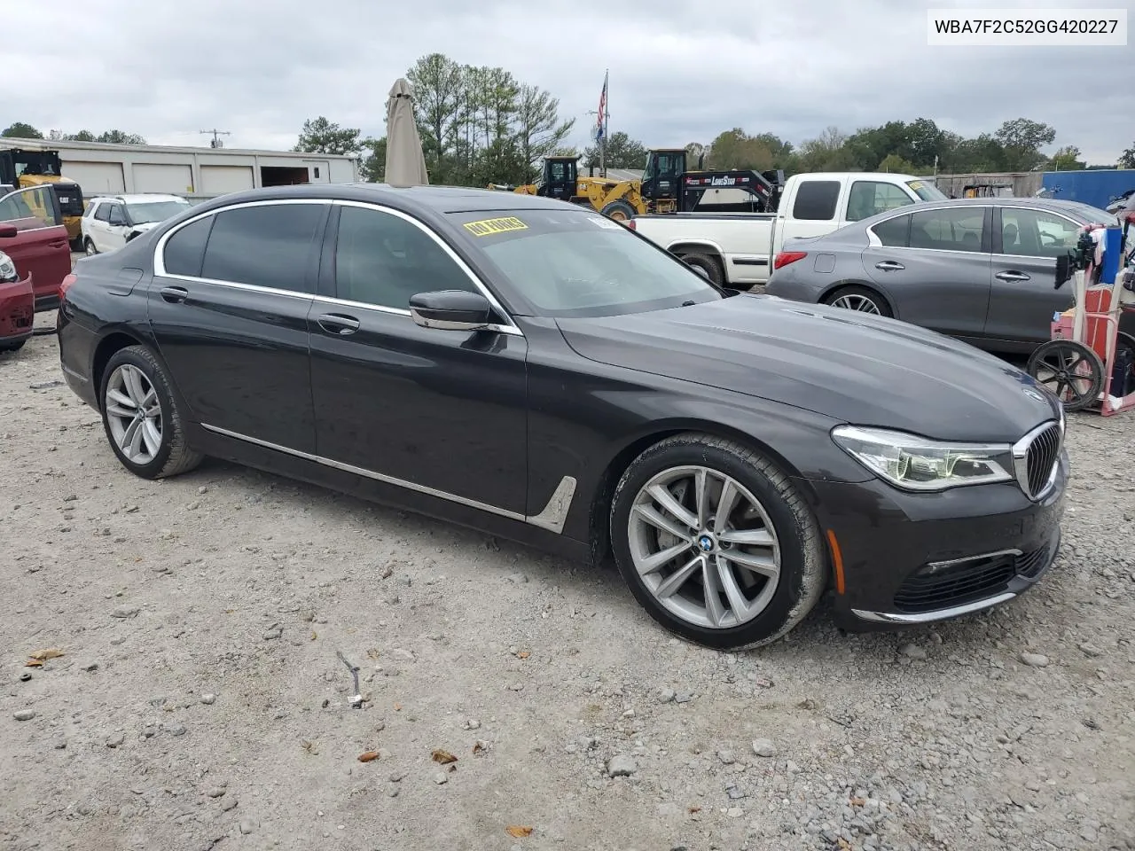 2016 BMW 750 Xi VIN: WBA7F2C52GG420227 Lot: 79474304