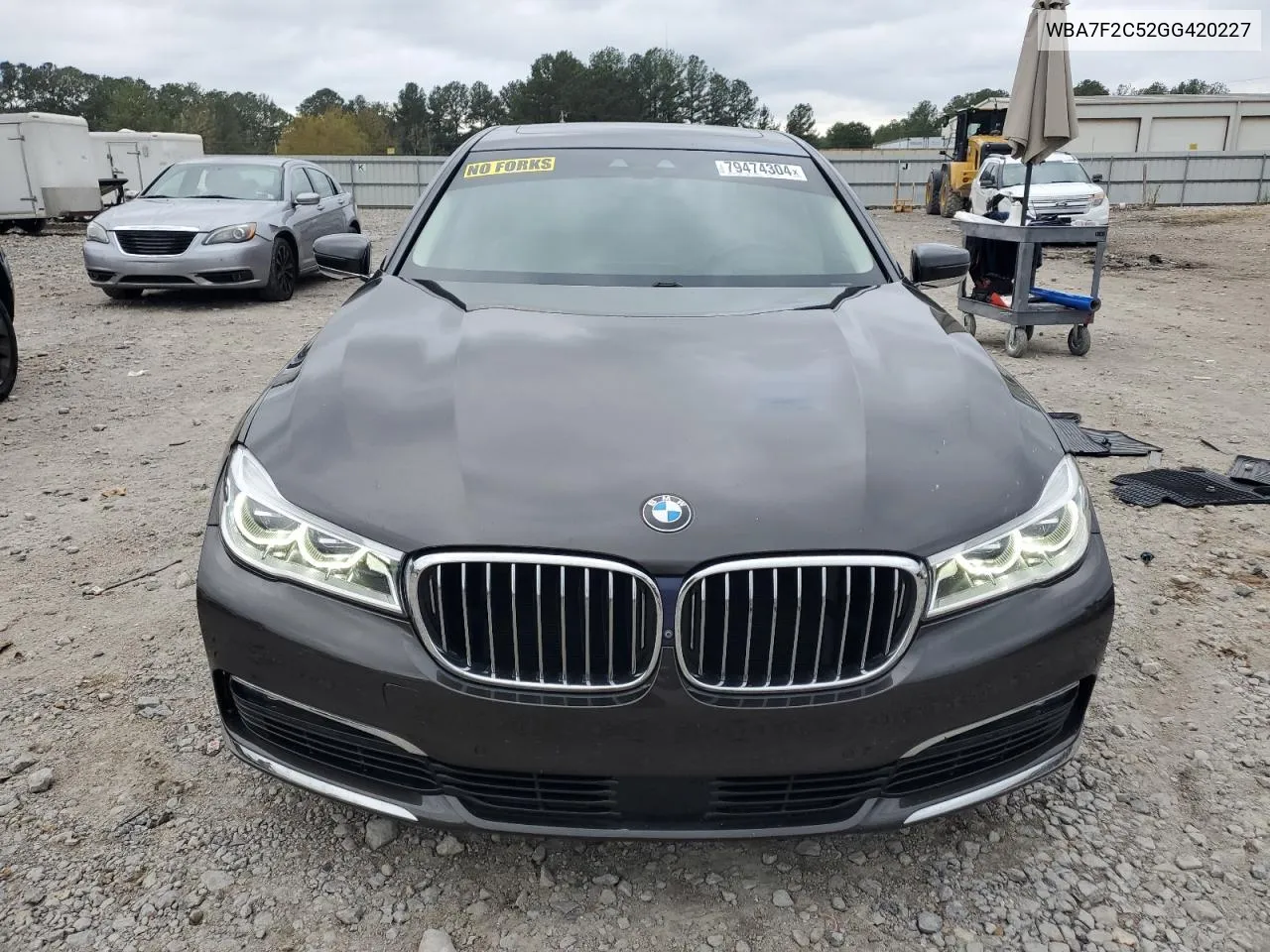 2016 BMW 750 Xi VIN: WBA7F2C52GG420227 Lot: 79474304