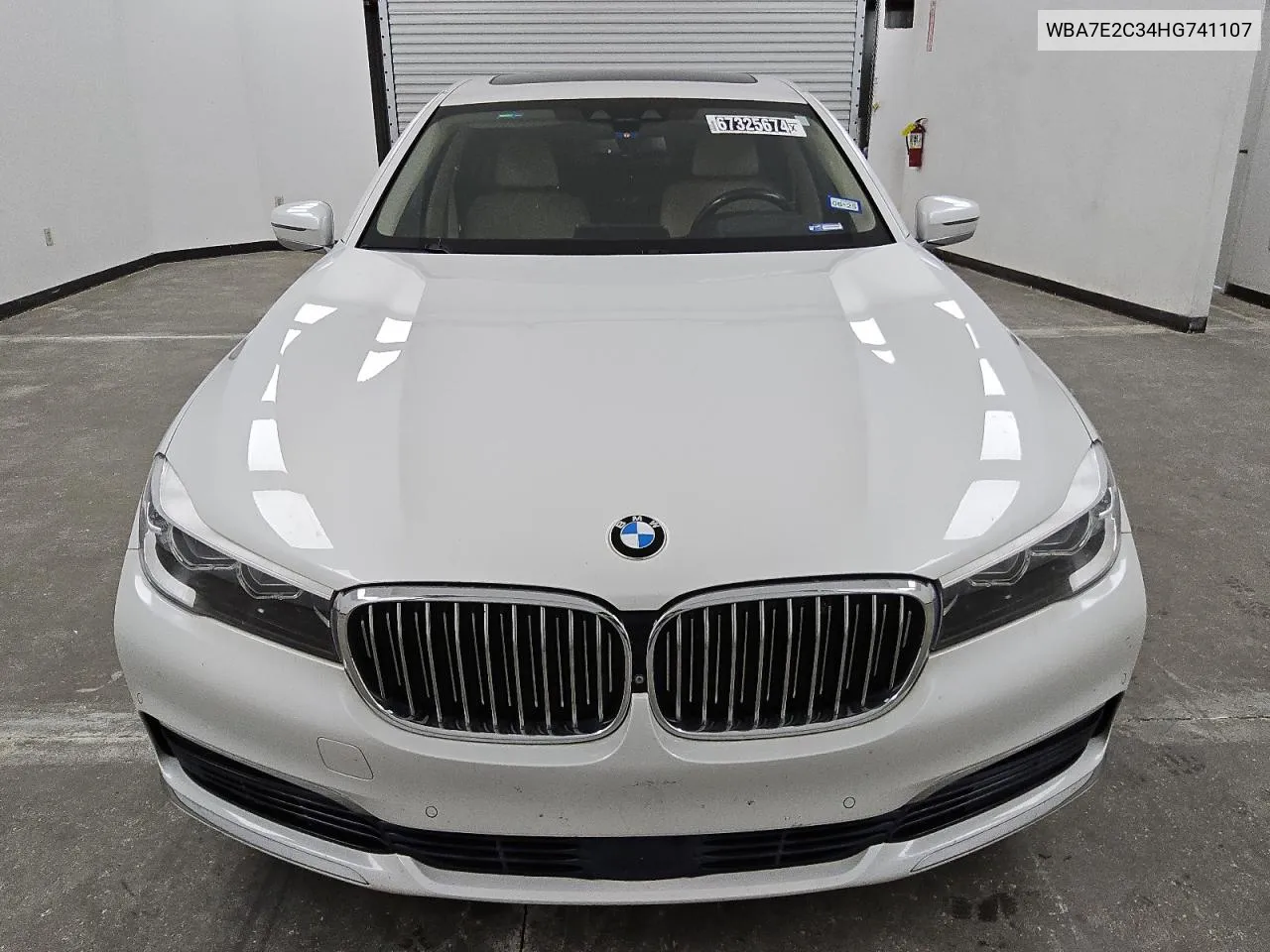 2017 BMW 740 I VIN: WBA7E2C34HG741107 Lot: 67325674