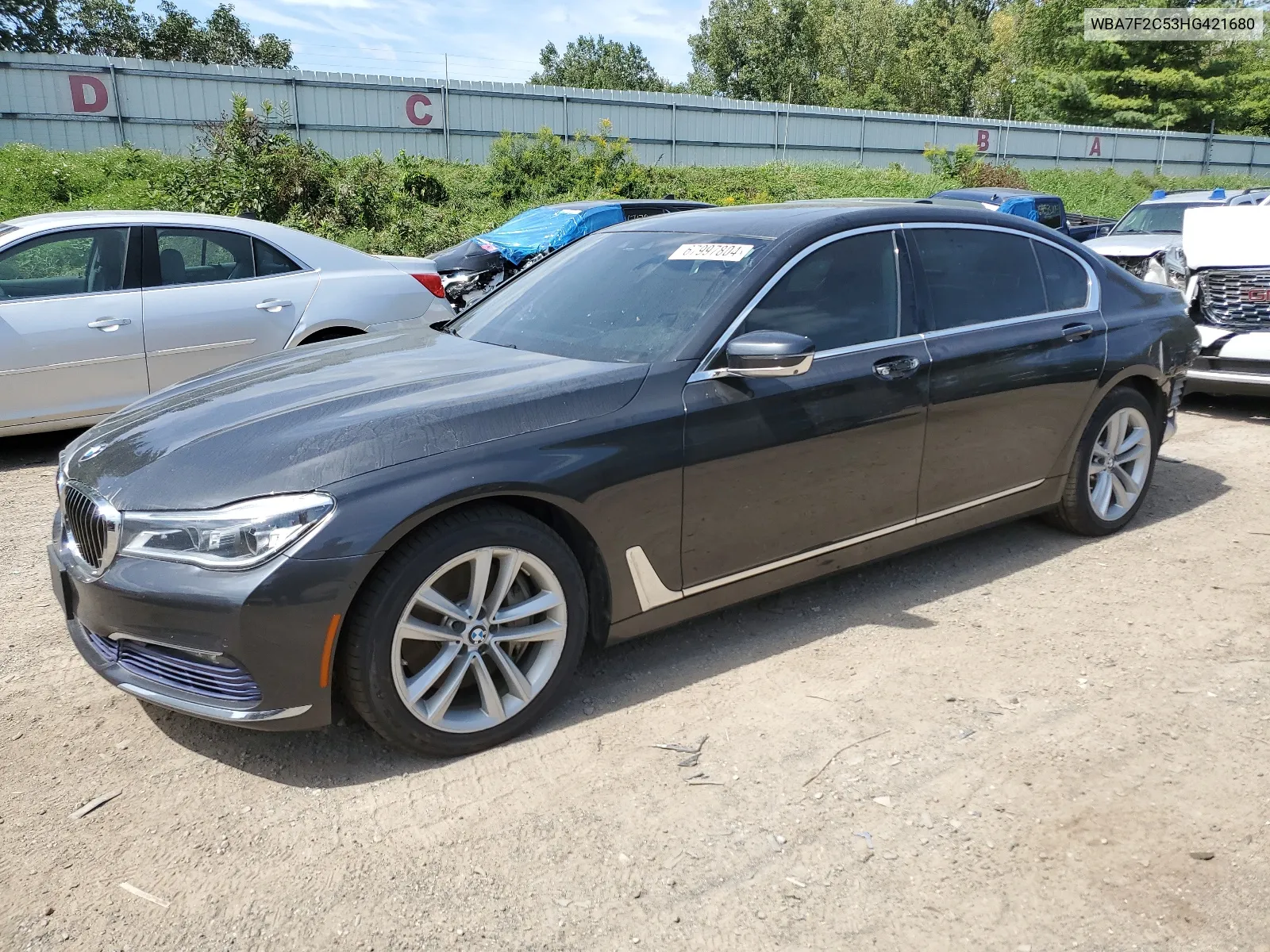 2017 BMW 750 Xi VIN: WBA7F2C53HG421680 Lot: 67997804