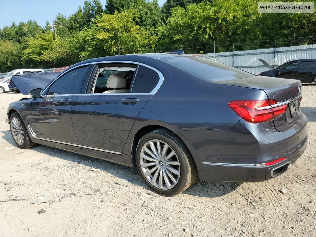 2017 BMW 740 I VIN: WBA7E2C5XHG740206 Lot: 69177274