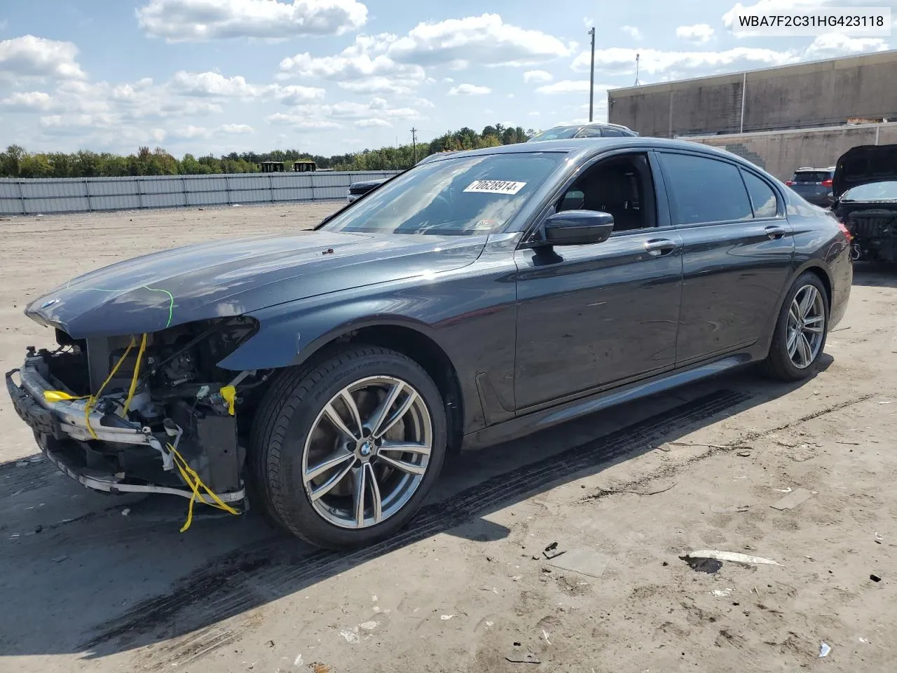 2017 BMW 750 Xi VIN: WBA7F2C31HG423118 Lot: 70628914