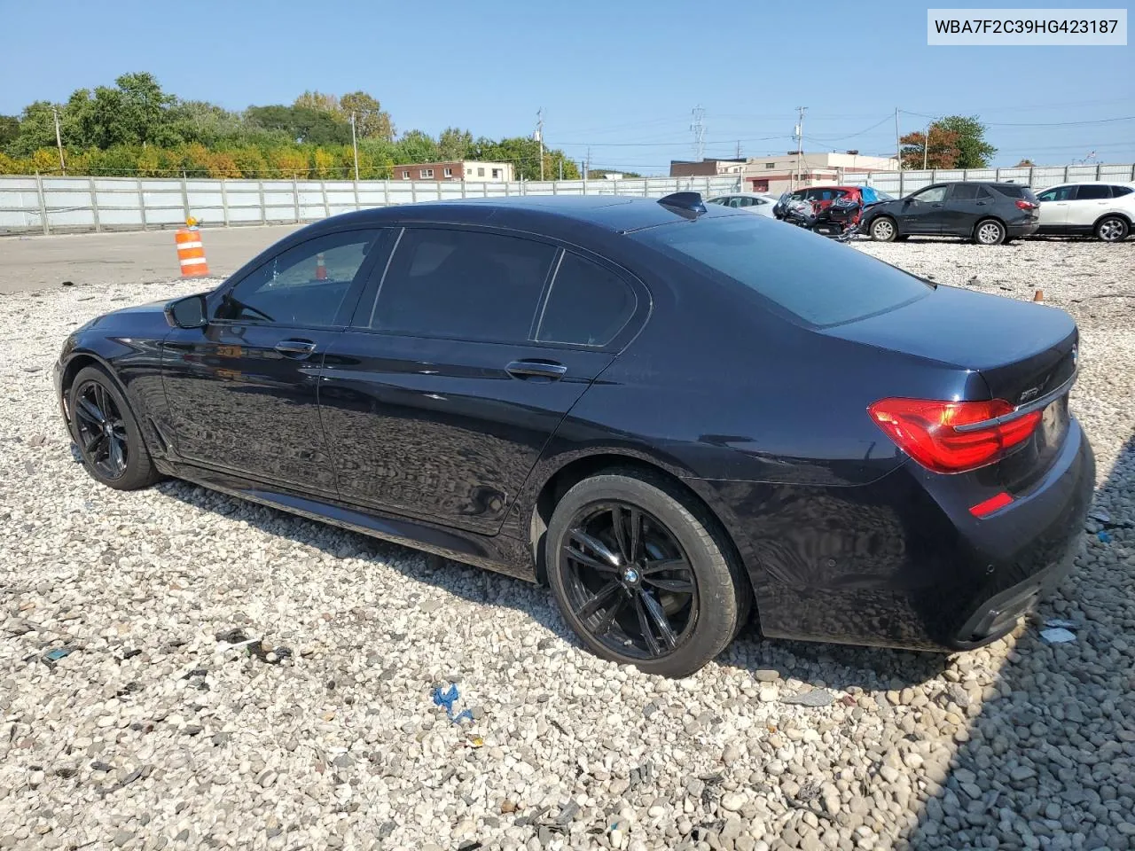 WBA7F2C39HG423187 2017 BMW 750 Xi