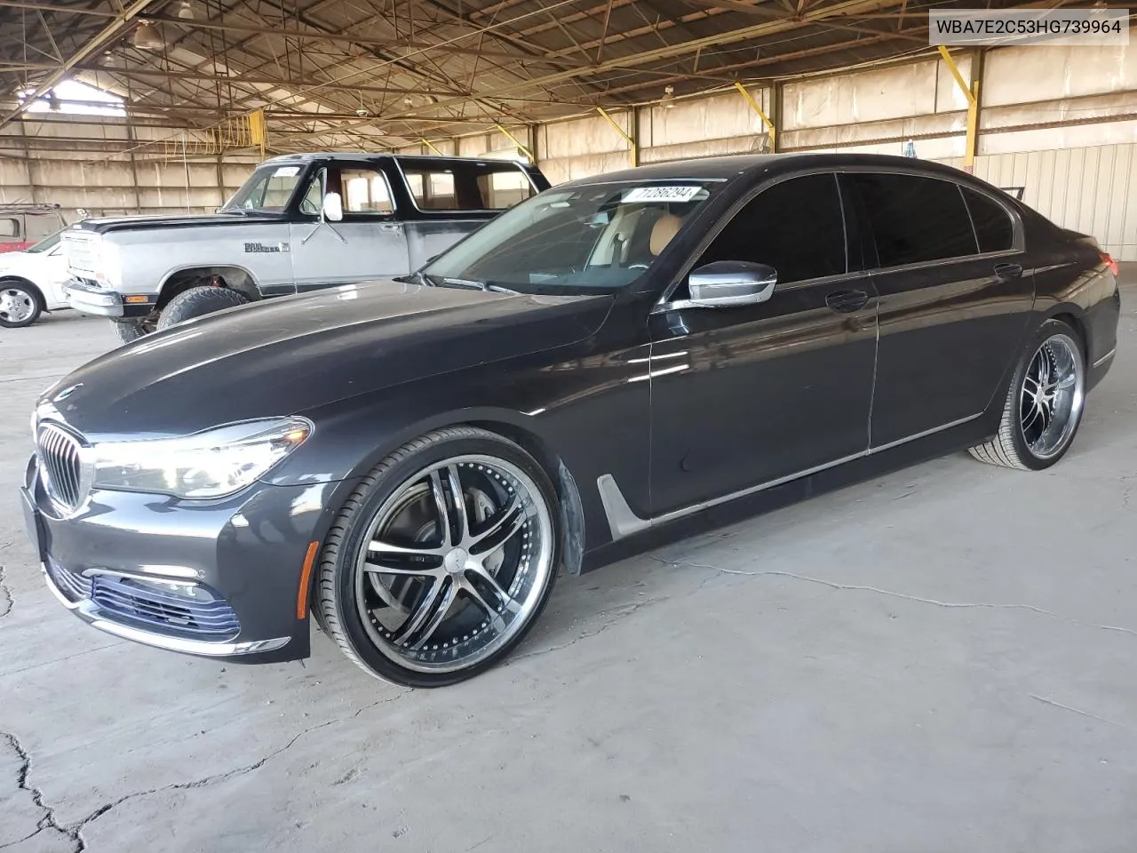 WBA7E2C53HG739964 2017 BMW 740 I