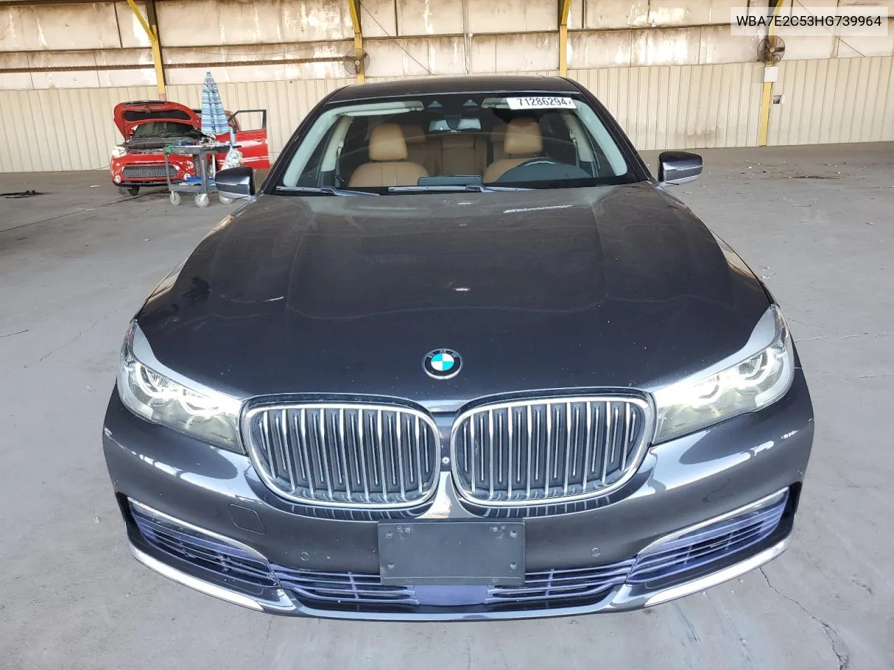 2017 BMW 740 I VIN: WBA7E2C53HG739964 Lot: 71286294