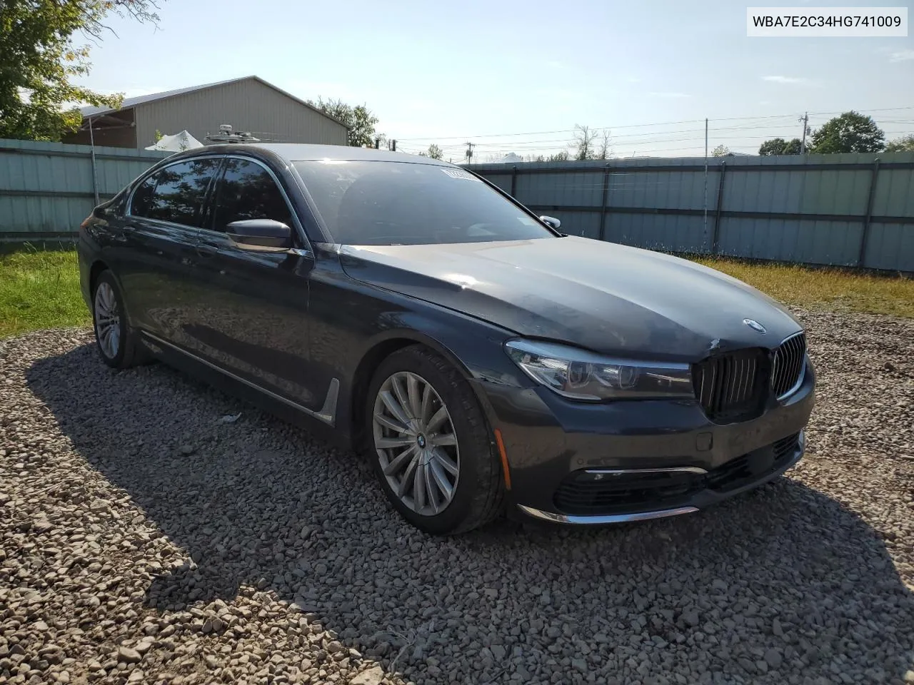 2017 BMW 740 I VIN: WBA7E2C34HG741009 Lot: 72236074