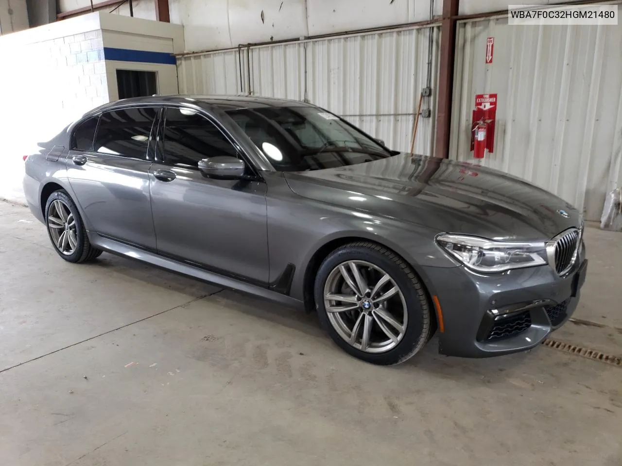 2017 BMW 750 I VIN: WBA7F0C32HGM21480 Lot: 72747324