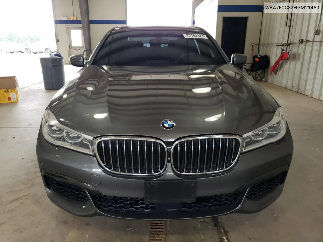 2017 BMW 750 I VIN: WBA7F0C32HGM21480 Lot: 72747324