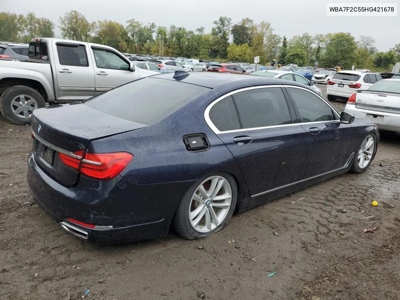 2017 BMW 750 Xi VIN: WBA7F2C55HG421678 Lot: 72972214