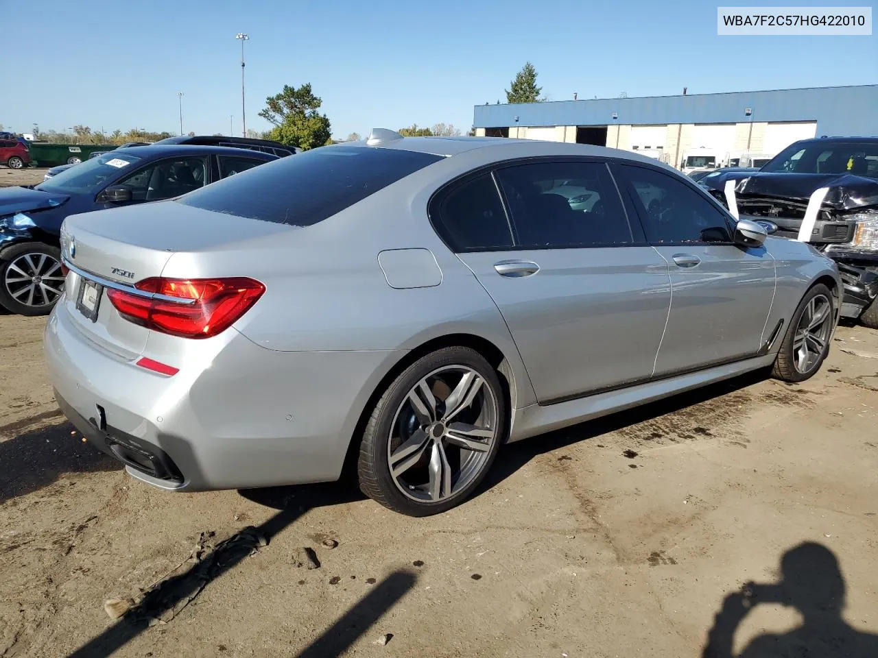 WBA7F2C57HG422010 2017 BMW 750 Xi