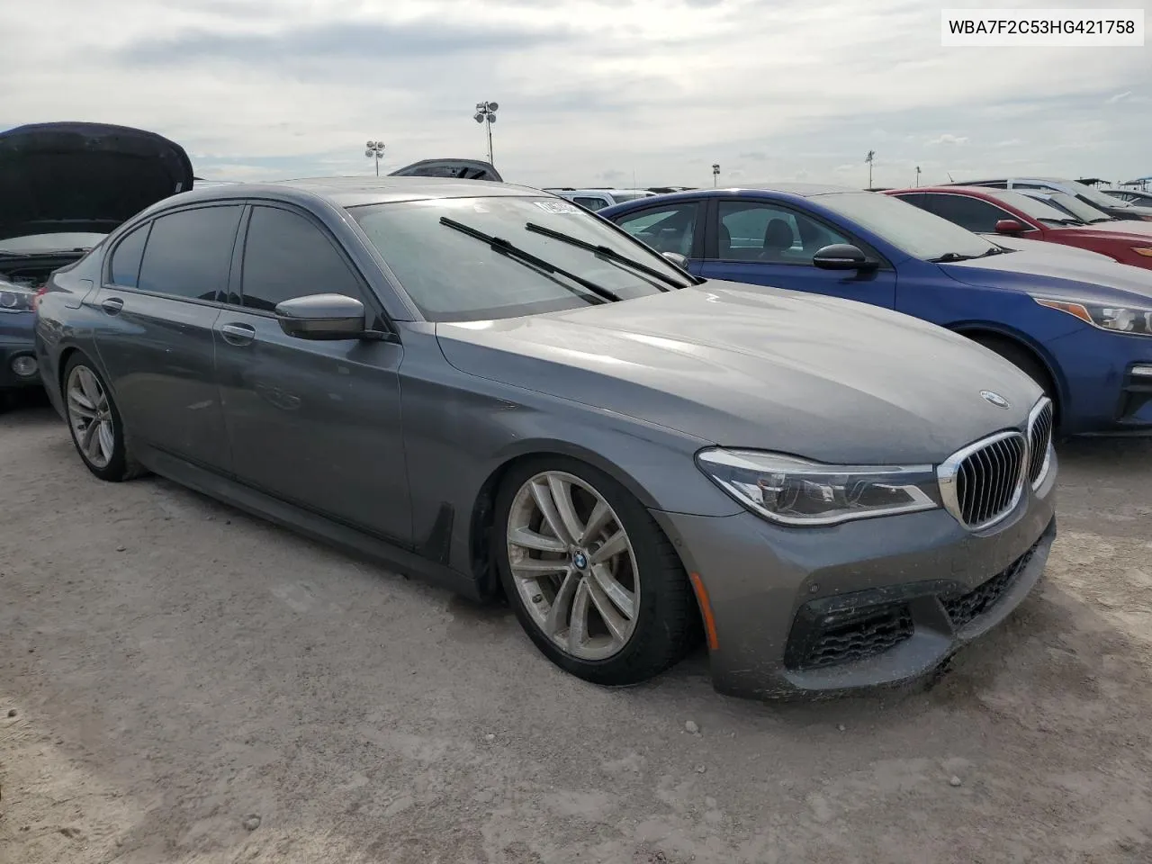 2017 BMW 750 Xi VIN: WBA7F2C53HG421758 Lot: 74674324