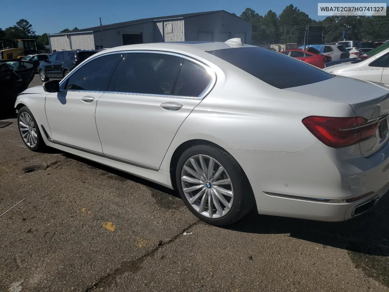 2017 BMW 740 I VIN: WBA7E2C37HG741327 Lot: 75075524