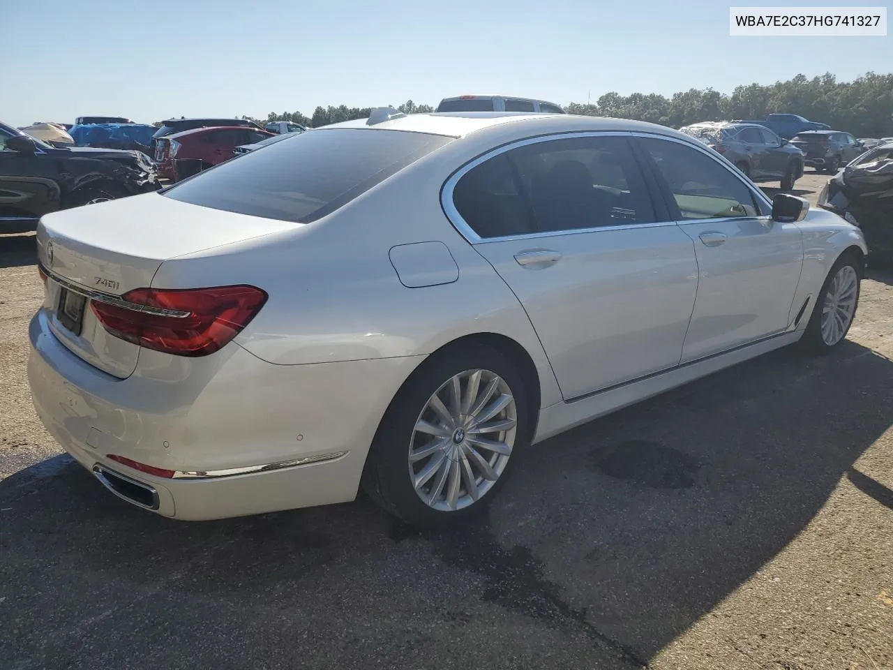 2017 BMW 740 I VIN: WBA7E2C37HG741327 Lot: 75075524