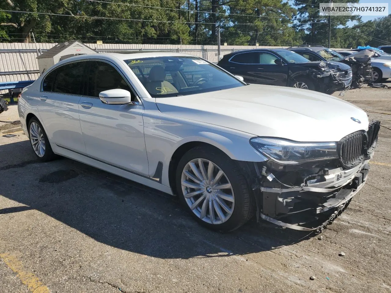 2017 BMW 740 I VIN: WBA7E2C37HG741327 Lot: 75075524