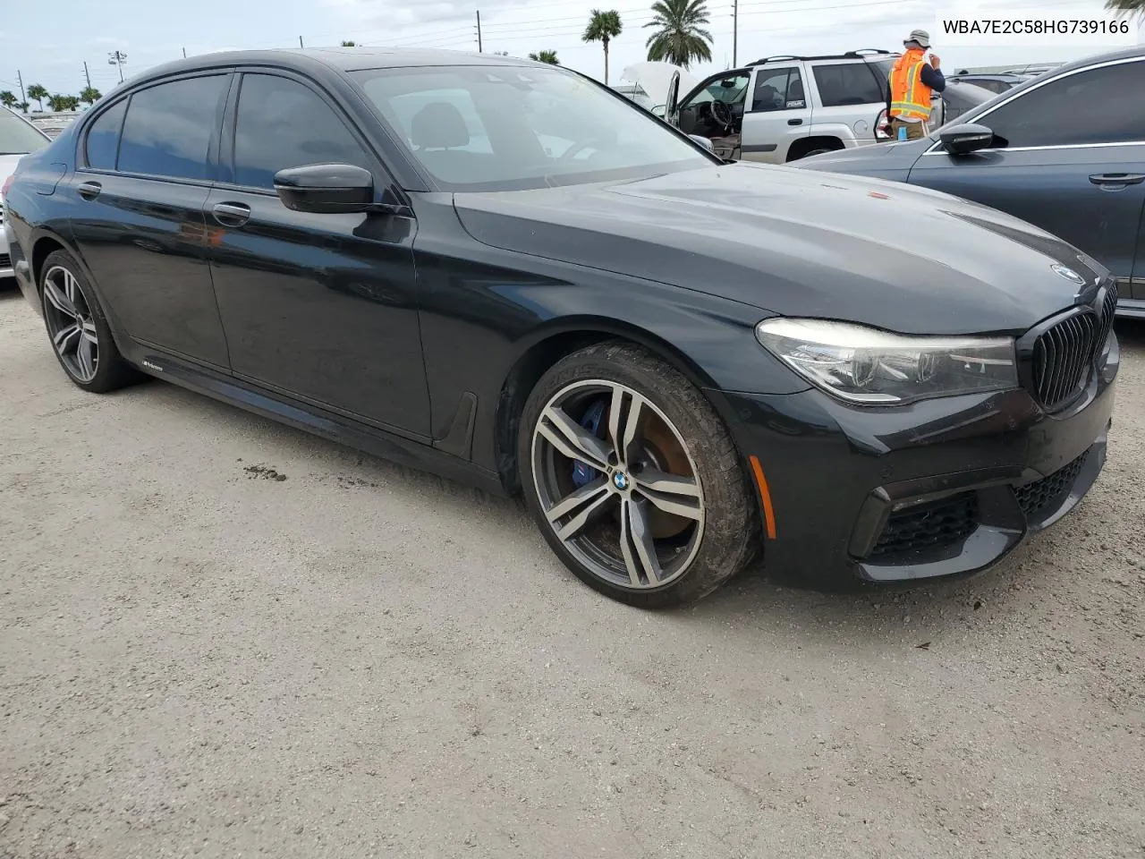 2017 BMW 740 I VIN: WBA7E2C58HG739166 Lot: 75919524