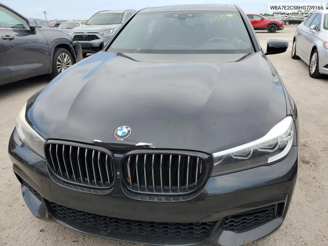 2017 BMW 740 I VIN: WBA7E2C58HG739166 Lot: 75919524