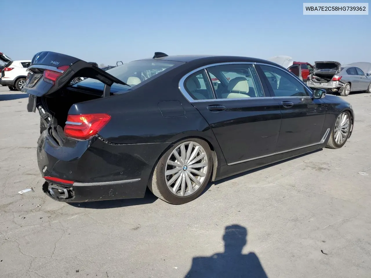 WBA7E2C58HG739362 2017 BMW 740 I