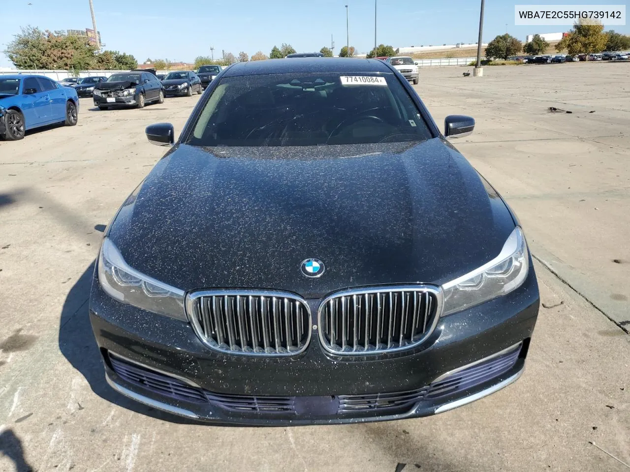 2017 BMW 740 I VIN: WBA7E2C55HG739142 Lot: 77410084