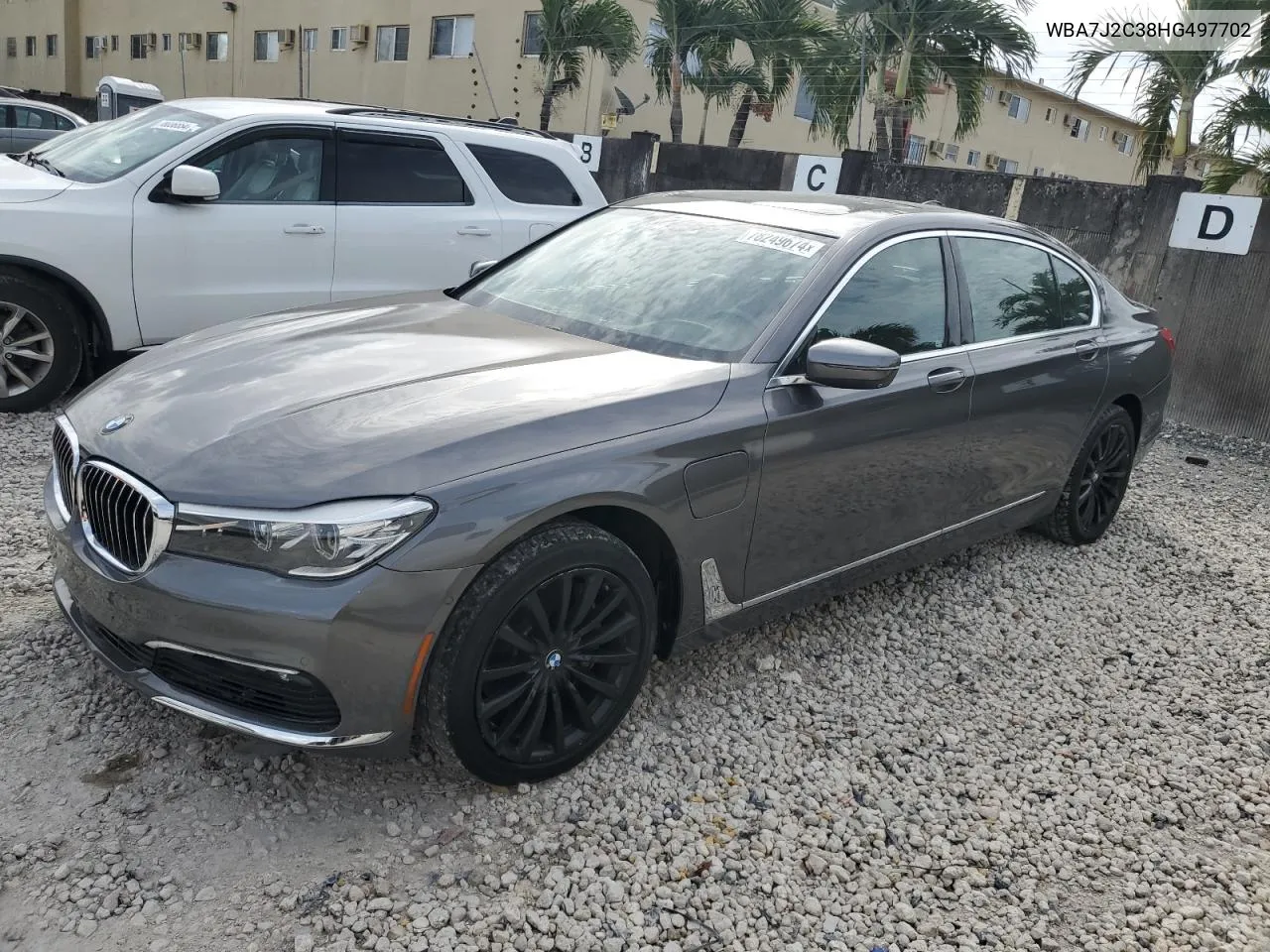 2017 BMW 740 Xe VIN: WBA7J2C38HG497702 Lot: 78249674