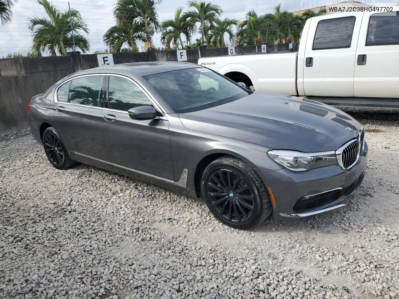 2017 BMW 740 Xe VIN: WBA7J2C38HG497702 Lot: 78249674