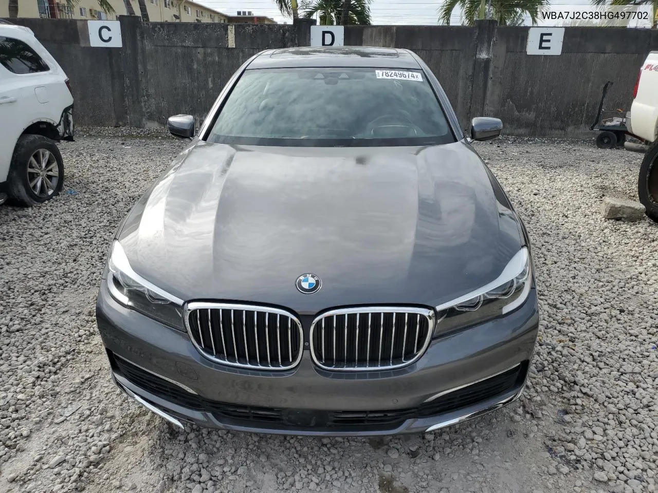 2017 BMW 740 Xe VIN: WBA7J2C38HG497702 Lot: 78249674