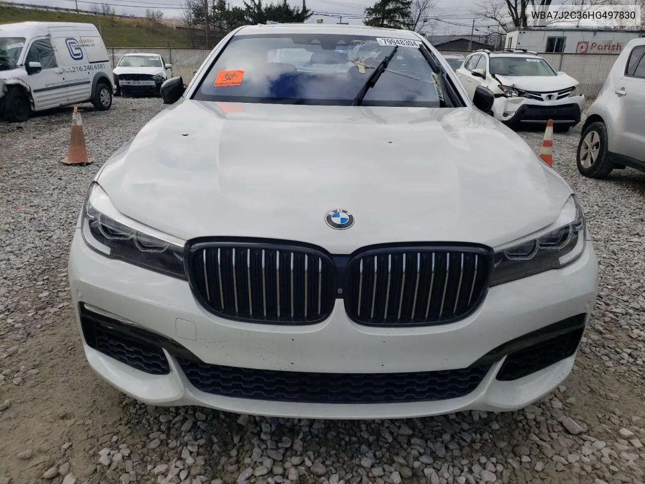 2017 BMW 740 Xe VIN: WBA7J2C36HG497830 Lot: 79948304