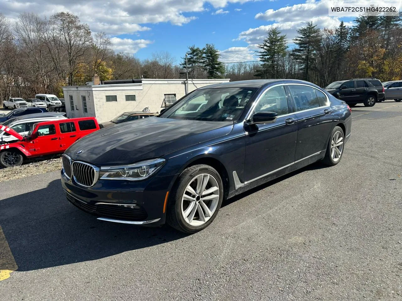 2017 BMW 750 Xi VIN: WBA7F2C51HG422262 Lot: 80076524