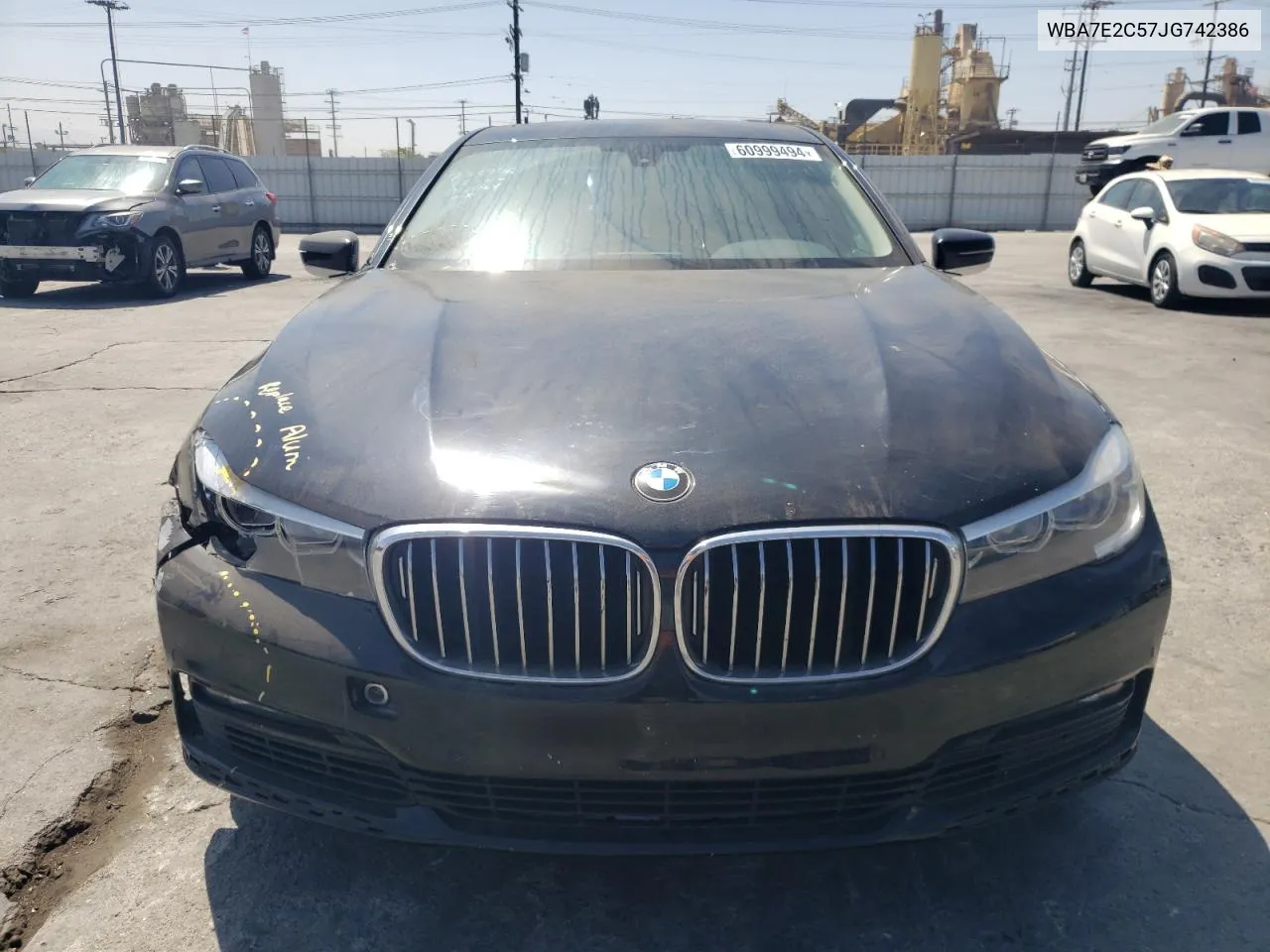 2018 BMW 740 I VIN: WBA7E2C57JG742386 Lot: 60999494