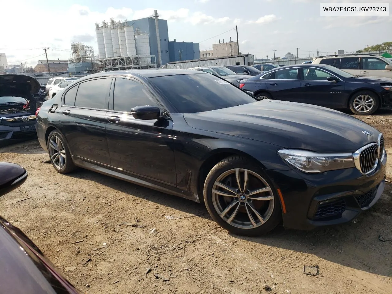 2018 BMW 740 Xi VIN: WBA7E4C51JGV23743 Lot: 62717134