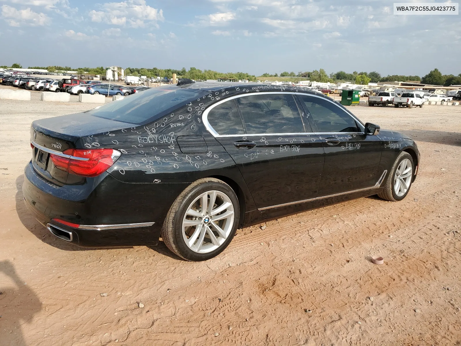 2018 BMW 750 Xi VIN: WBA7F2C55JG423775 Lot: 66943614