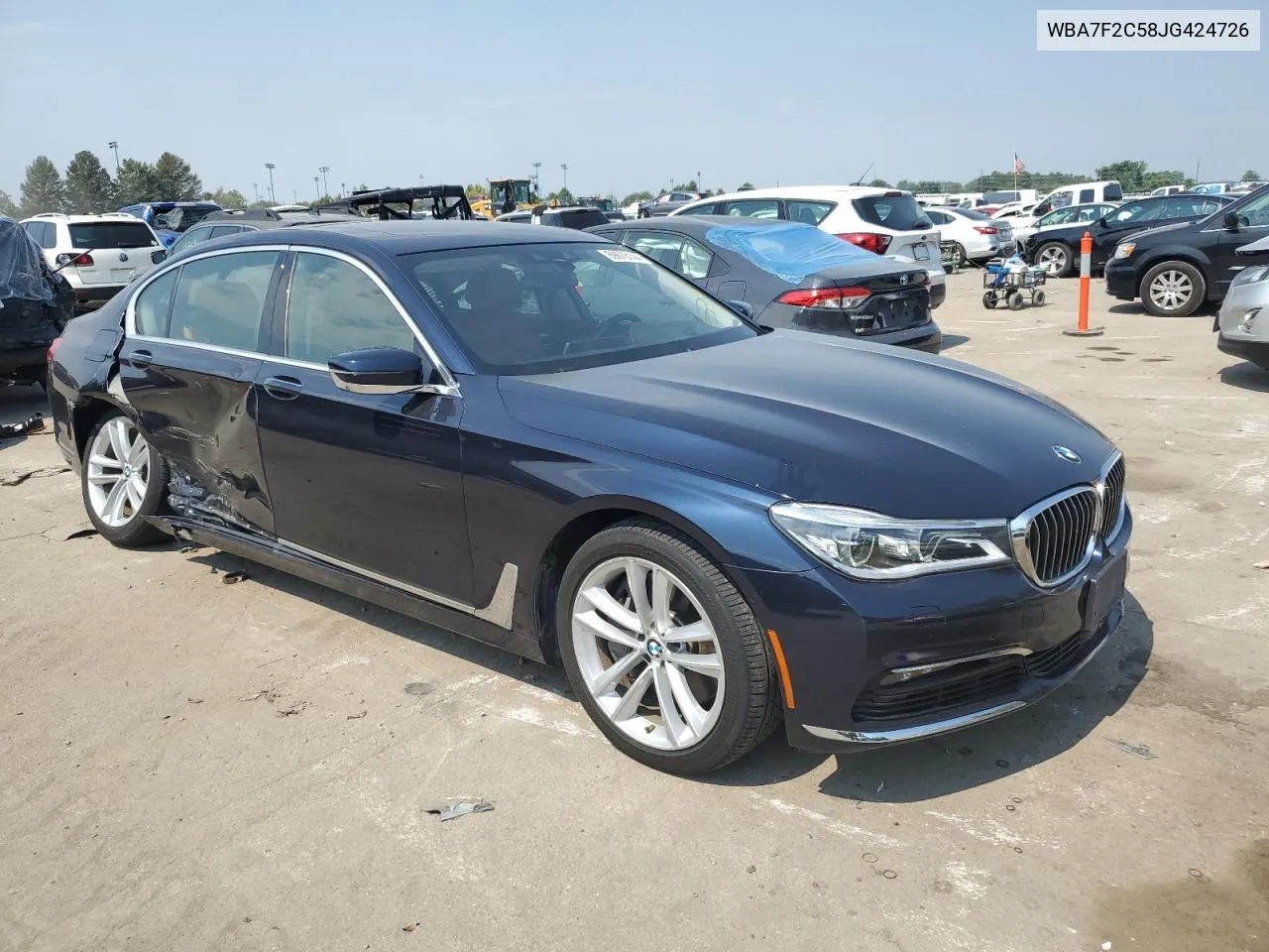 2018 BMW 750 Xi VIN: WBA7F2C58JG424726 Lot: 69678144