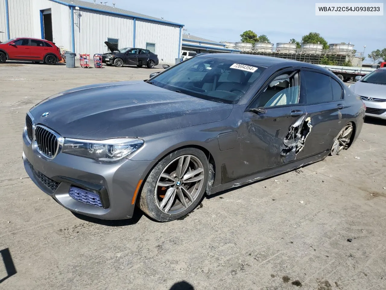 2018 BMW 740 Xe VIN: WBA7J2C54JG938233 Lot: 72694354