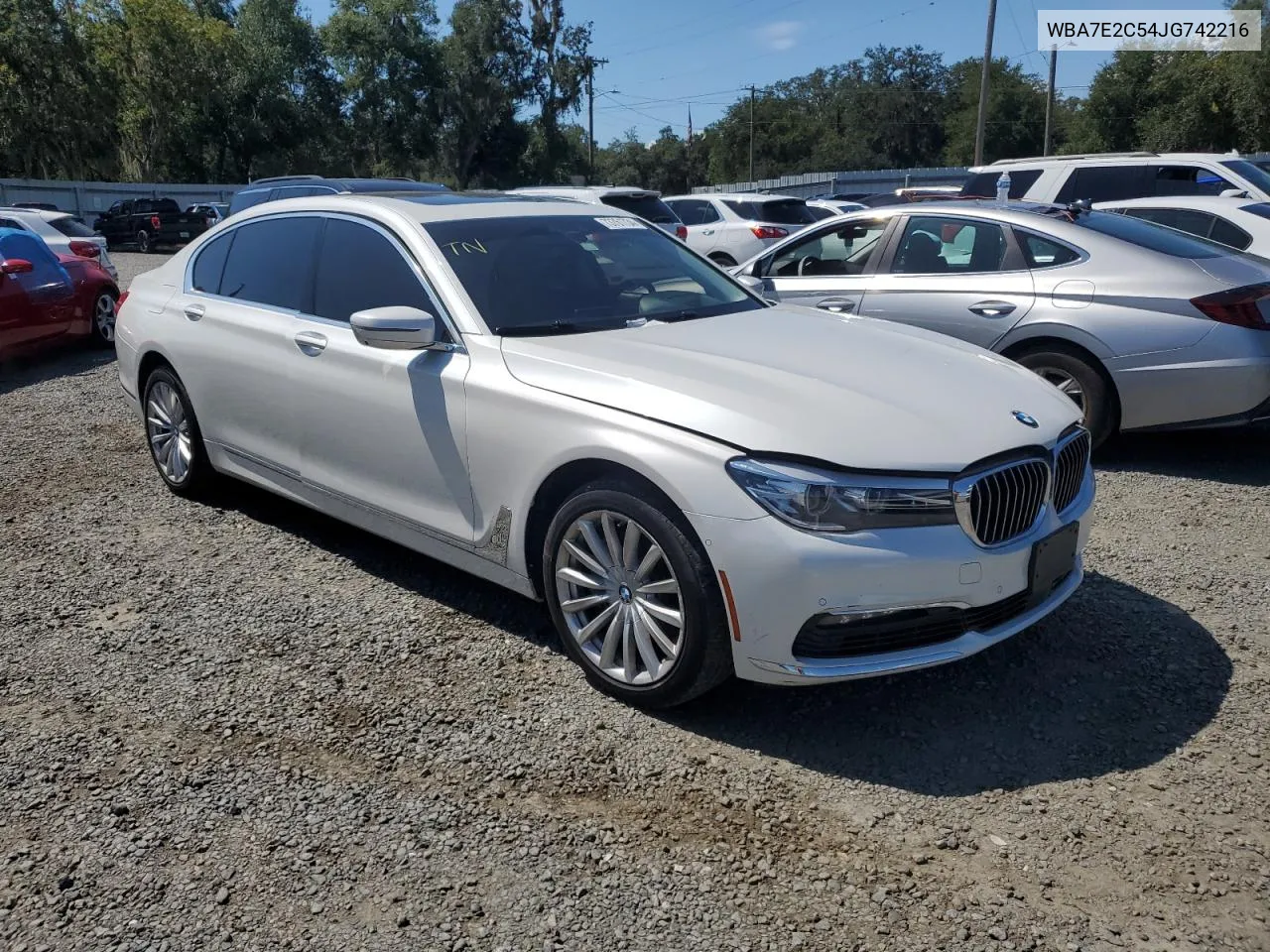 2018 BMW 740 I VIN: WBA7E2C54JG742216 Lot: 73761734