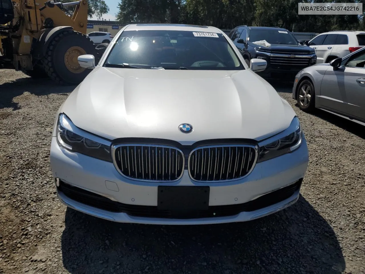 2018 BMW 740 I VIN: WBA7E2C54JG742216 Lot: 73761734