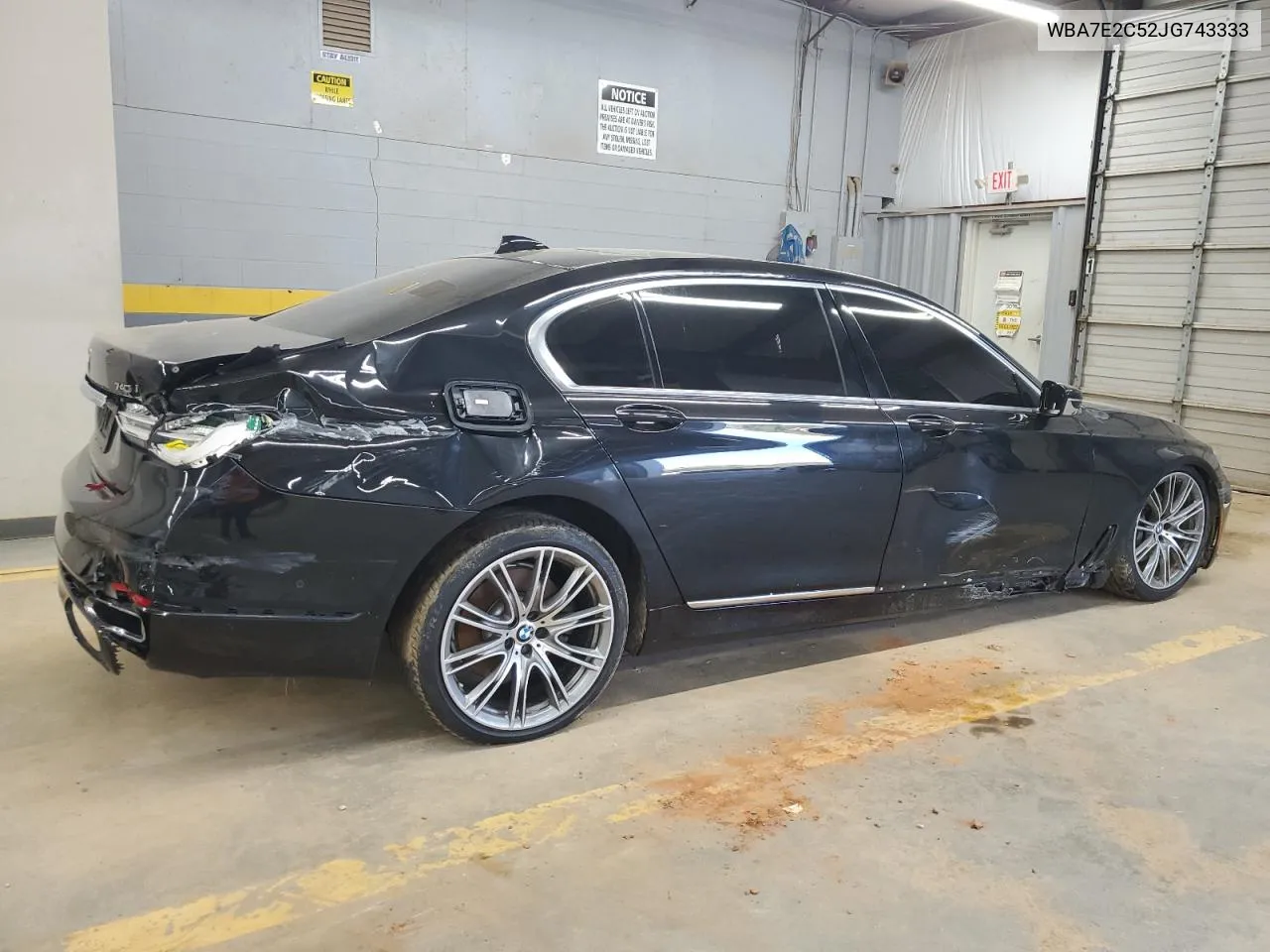 2018 BMW 740 I VIN: WBA7E2C52JG743333 Lot: 73928724